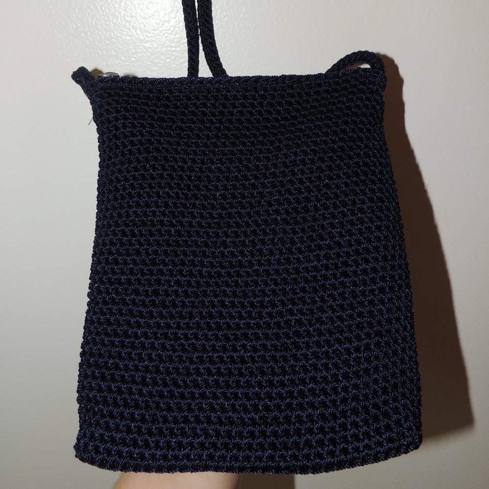 Dark Blue Braided Bag